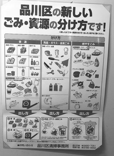 日本垃圾废料回收严格复杂